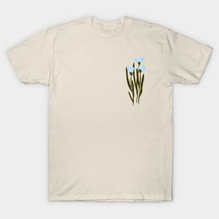 blue meadow flowers T-Shirt